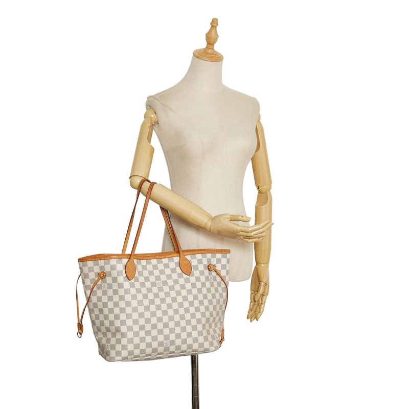 Louis Vuitton Damier Azur Neverfull MM (SHG-37540) - Image 5
