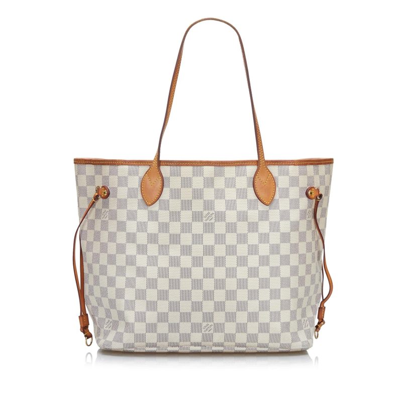 Louis Vuitton Damier Azur Neverfull MM (SHG-QU7R2y) - Image 3