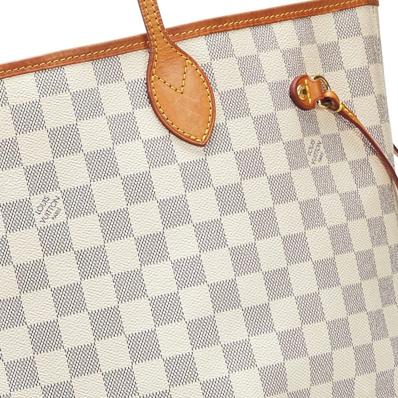Louis Vuitton Damier Azur Neverfull MM (SHG-QU7R2y) - Image 11