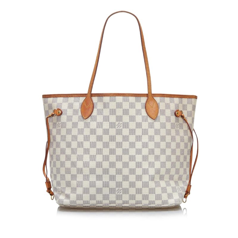 Louis Vuitton Damier Azur Neverfull MM (SHG-QU7R2y)