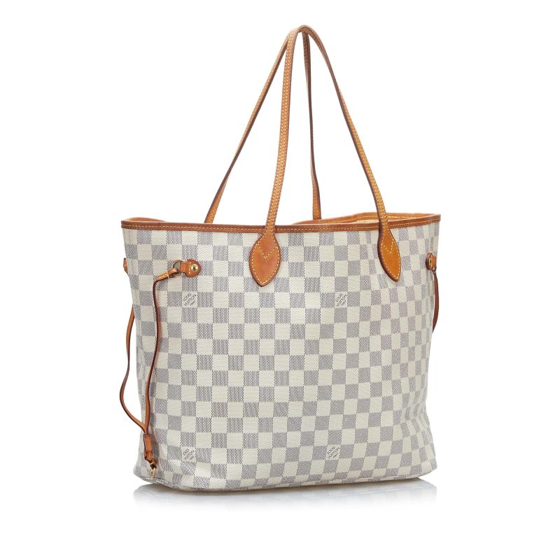 Louis Vuitton Damier Azur Neverfull MM (SHG-QU7R2y) - Image 2