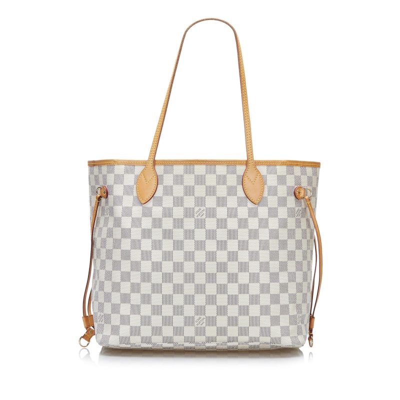 Louis Vuitton Damier Azur Neverfull MM (SHG-OiKWC6) - Image 3