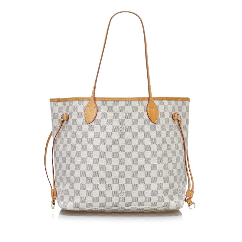 Louis Vuitton Damier Azur Neverfull MM (SHG-OiKWC6)