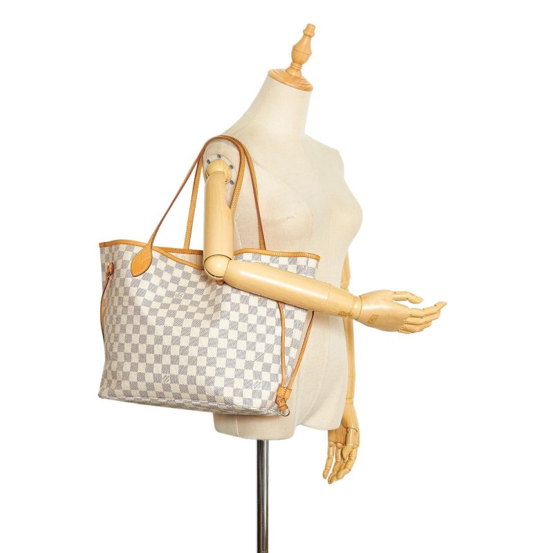 Louis Vuitton Damier Azur Neverfull MM (SHG-OiKWC6) - Image 5