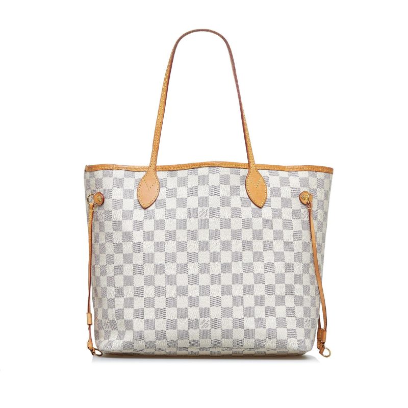 Louis Vuitton Damier Azur Neverfull MM (SHG-36384) - Image 3