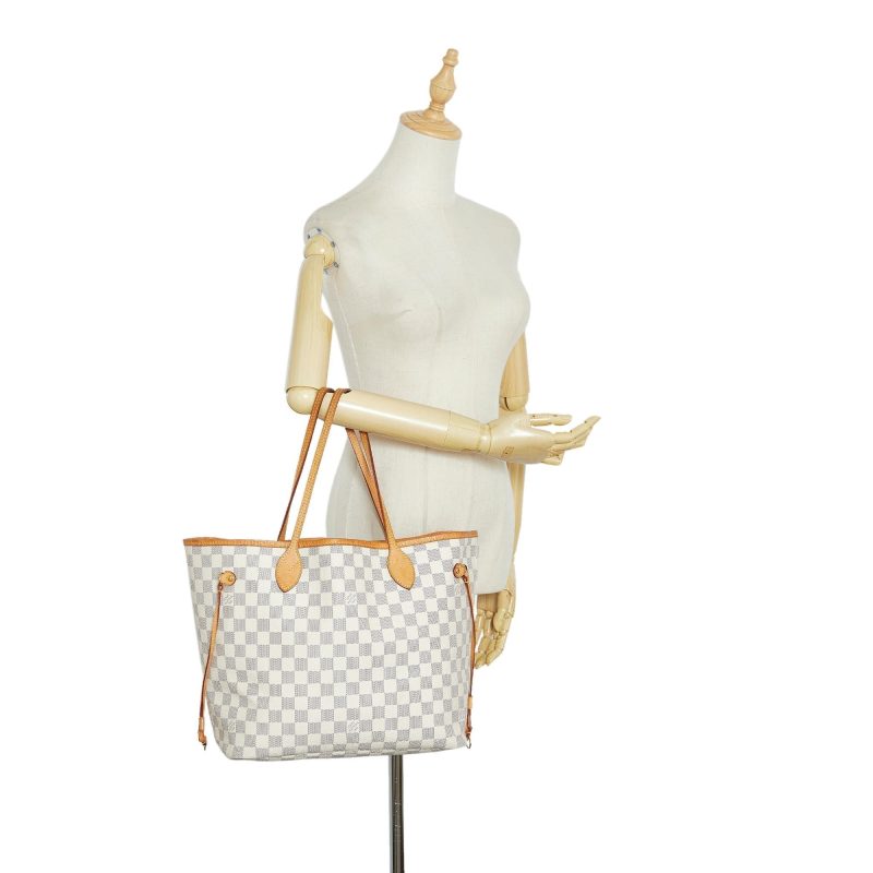 Louis Vuitton Damier Azur Neverfull MM (SHG-36384) - Image 5