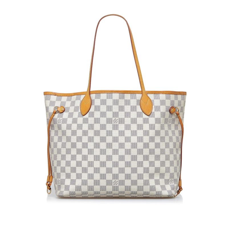 Louis Vuitton Damier Azur Neverfull MM (SHG-Kld8Wm) - Image 3