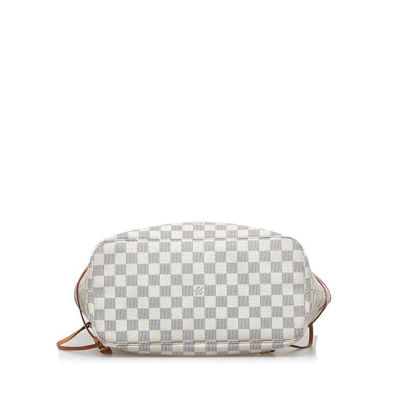 Louis Vuitton Damier Azur Neverfull MM (SHG-Kld8Wm) - Image 4