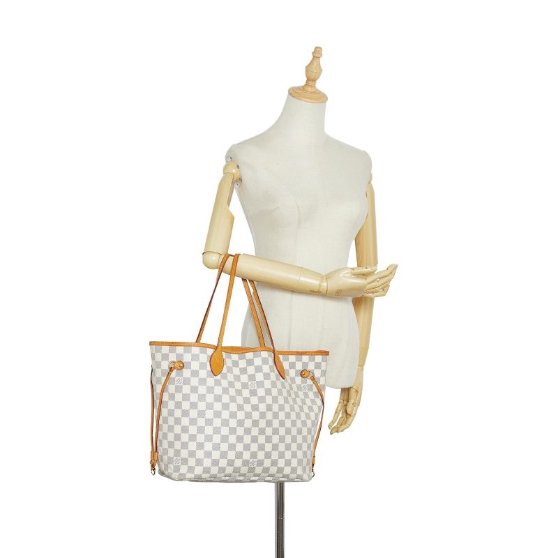 Louis Vuitton Damier Azur Neverfull MM (SHG-Kld8Wm) - Image 5