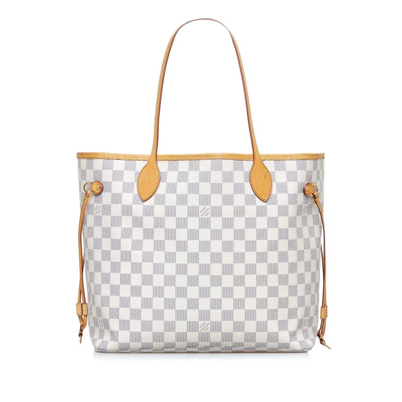 Louis Vuitton Damier Azur Neverfull MM (SHG-QmqcHY) - Image 2