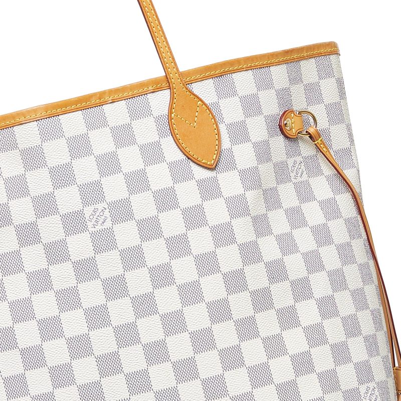 Louis Vuitton Damier Azur Neverfull MM (SHG-QmqcHY) - Image 10