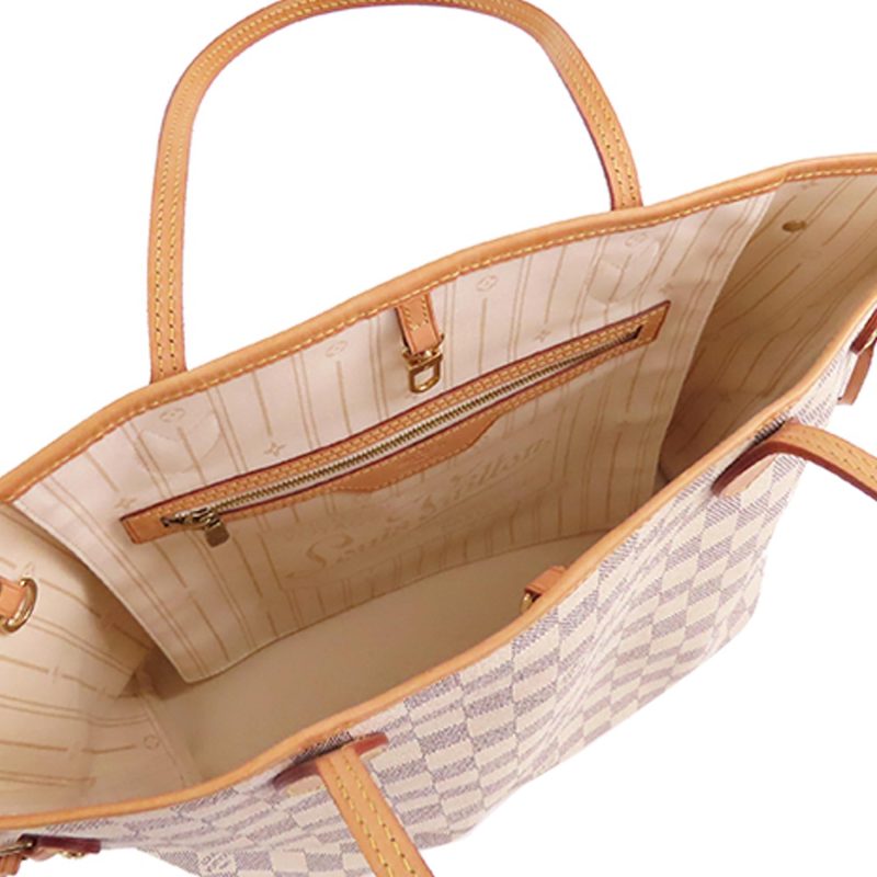 Louis Vuitton Damier Azur Neverfull MM (SHG-u11cM1) - Image 4