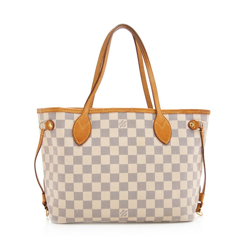Louis Vuitton Damier Azur Neverfull PM Tote (SHF-20386) - Image 2