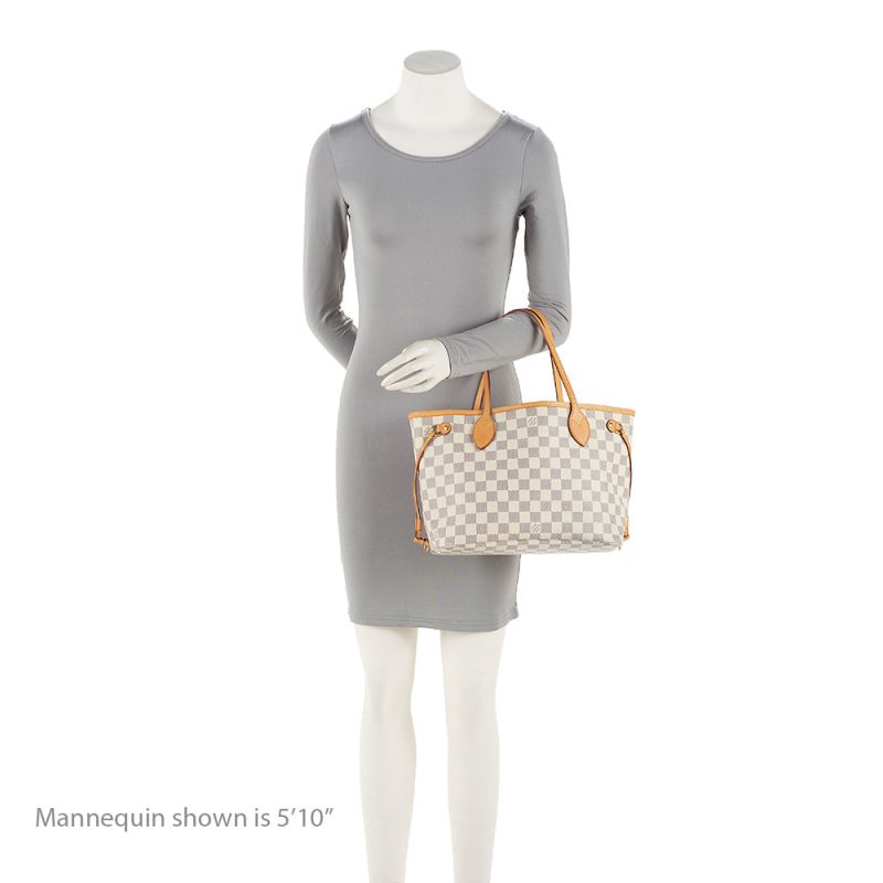 Louis Vuitton Damier Azur Neverfull PM Tote (SHF-MzZuBa) - Image 5