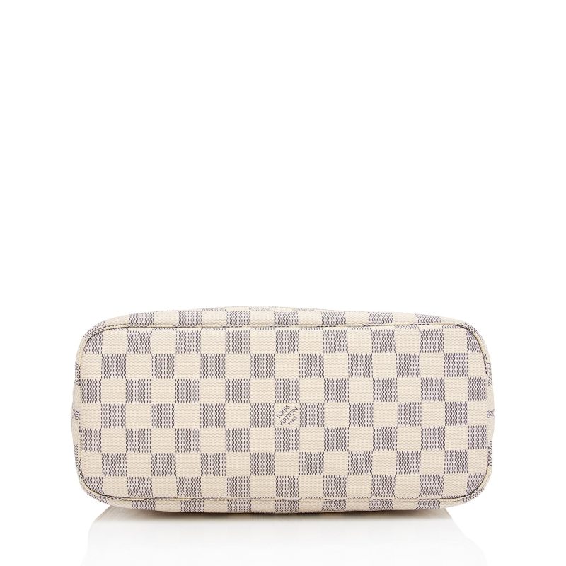 Louis Vuitton Damier Azur Neverfull PM Tote Bag Hand Bag N51110
