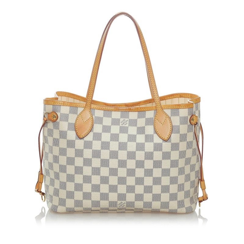 Louis Vuitton Damier Azur Neverfull PM (SHG-36374) - Image 3