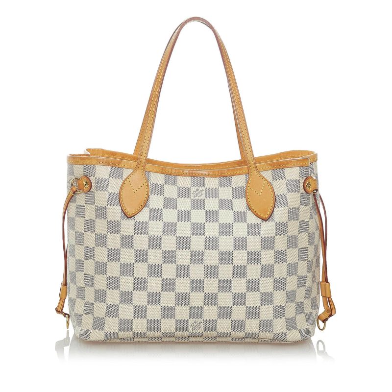 Louis Vuitton Damier Azur Neverfull PM (SHG-36374)