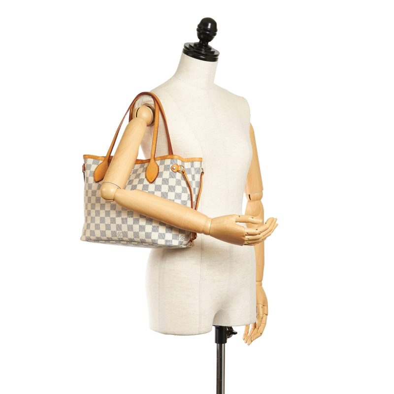 Louis Vuitton Damier Azur Neverfull PM (SHG-36374) - Image 5
