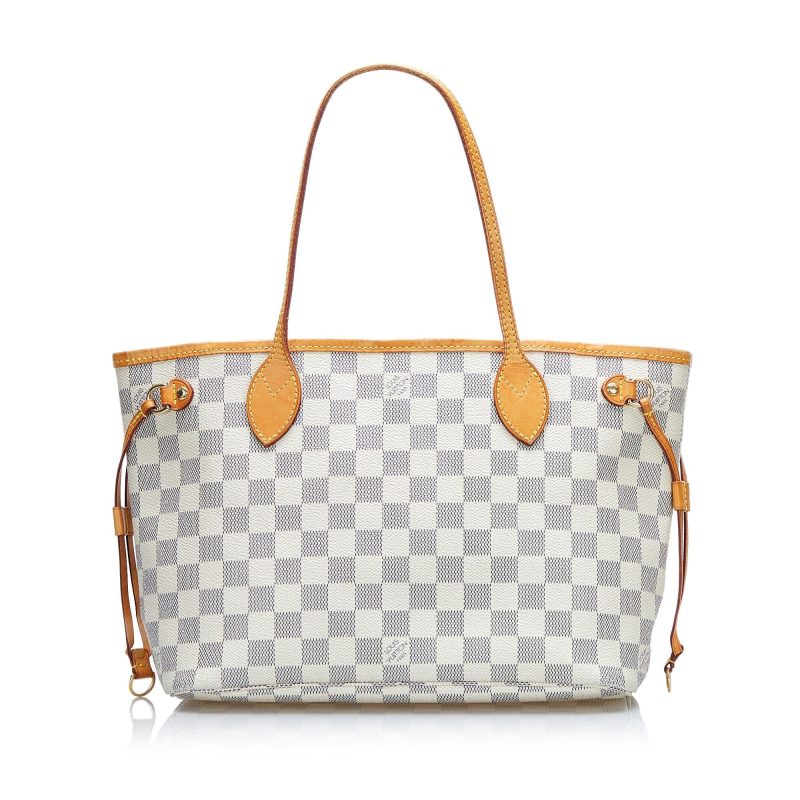 Louis Vuitton Damier Azur Neverfull MM Tote Bag N51107 - Image 3