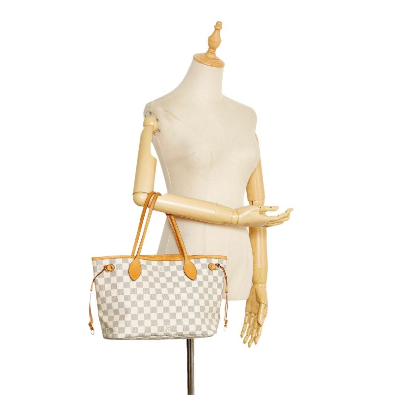 Louis Vuitton Damier Azur Neverfull MM Tote Bag N51107 - Image 5