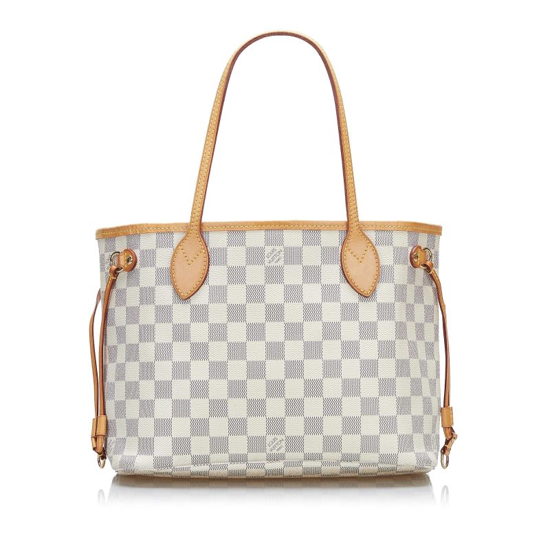 Louis Vuitton Damier Azur Neverfull PM (SHG-NOynW3) - Image 3