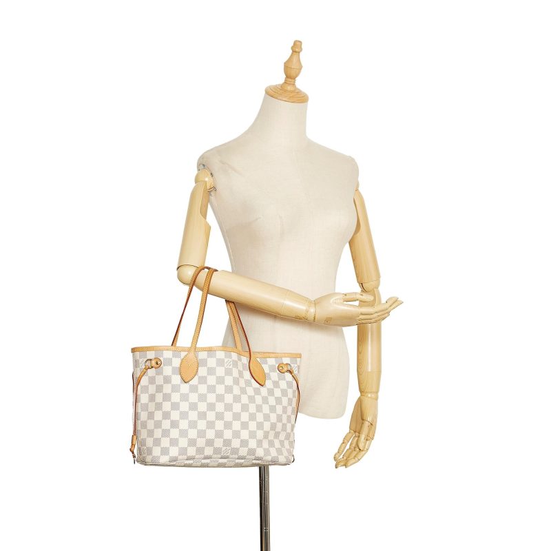 Louis Vuitton Damier Azur Neverfull PM (SHG-NOynW3) - Image 5