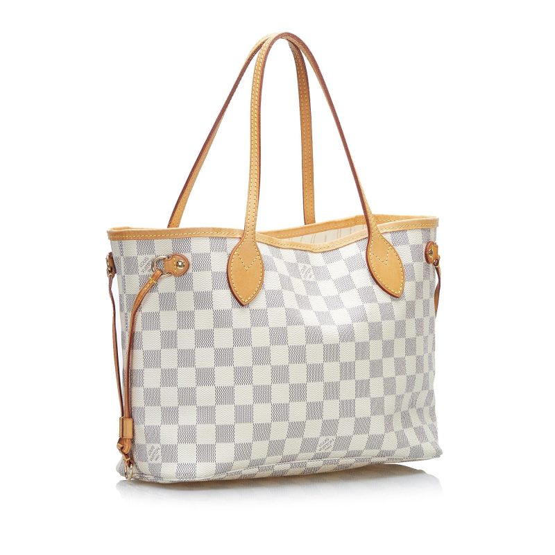 Louis Vuitton Damier Azur Neverfull PM (SHG-NOynW3) - Image 2