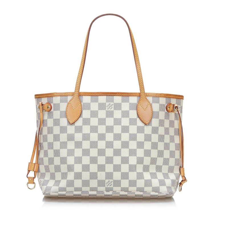 Louis Vuitton Damier Azur Neverfull PM (SHG-DkpcQA) - Image 2