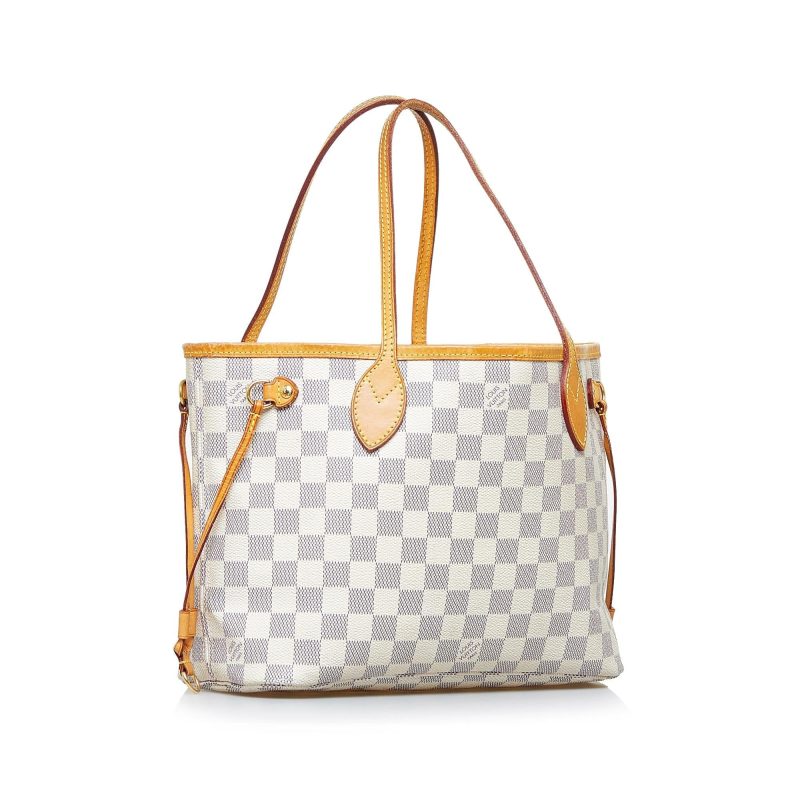 Louis Vuitton Damier Azur Neverfull PM (SHG-kql8An)