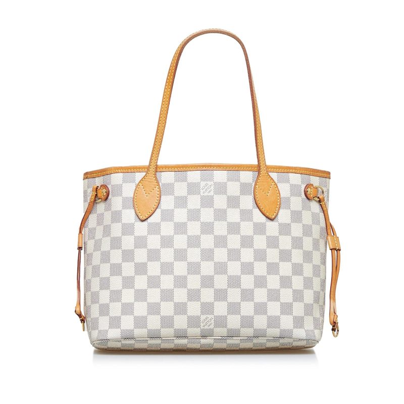 Louis Vuitton Damier Azur Neverfull PM (SHG-MxHhda) - Image 3