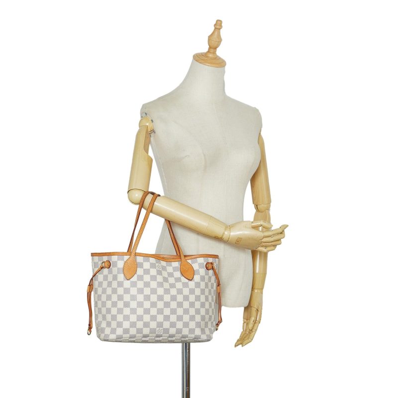 Louis Vuitton Damier Azur Neverfull PM (SHG-MxHhda) - Image 5