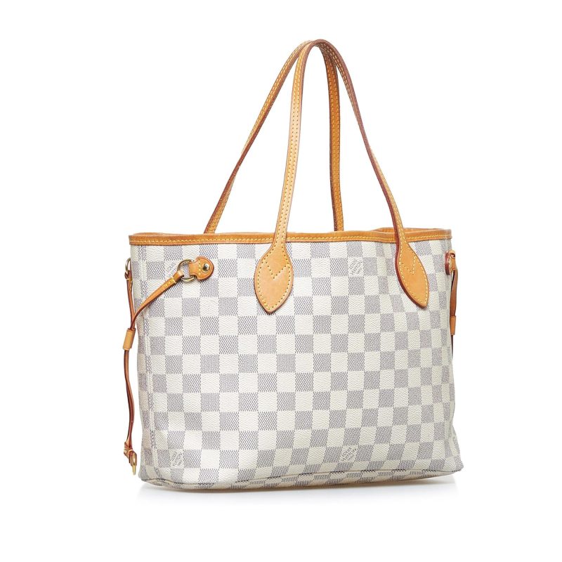 Louis Vuitton Damier Azur Neverfull PM (SHG-MxHhda) - Image 2
