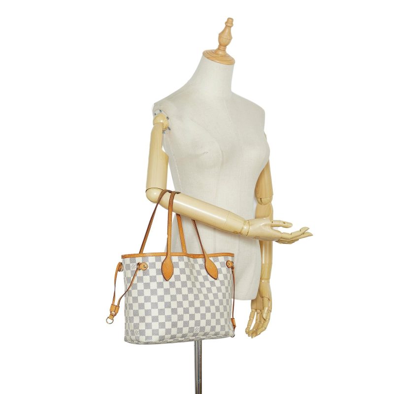 Louis Vuitton Damier Azur Neverfull PM (SHG-BCabsP) - Image 4