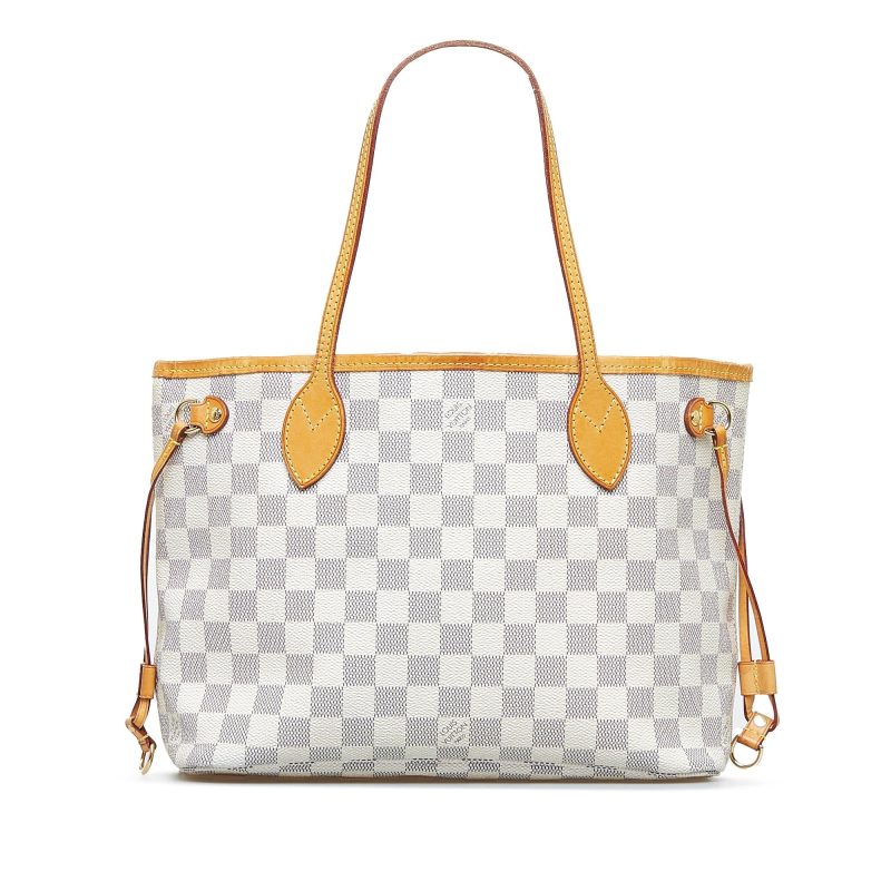 Louis Vuitton Damier Azur Neverfull PM (SHG-qMgFa9) - Image 3