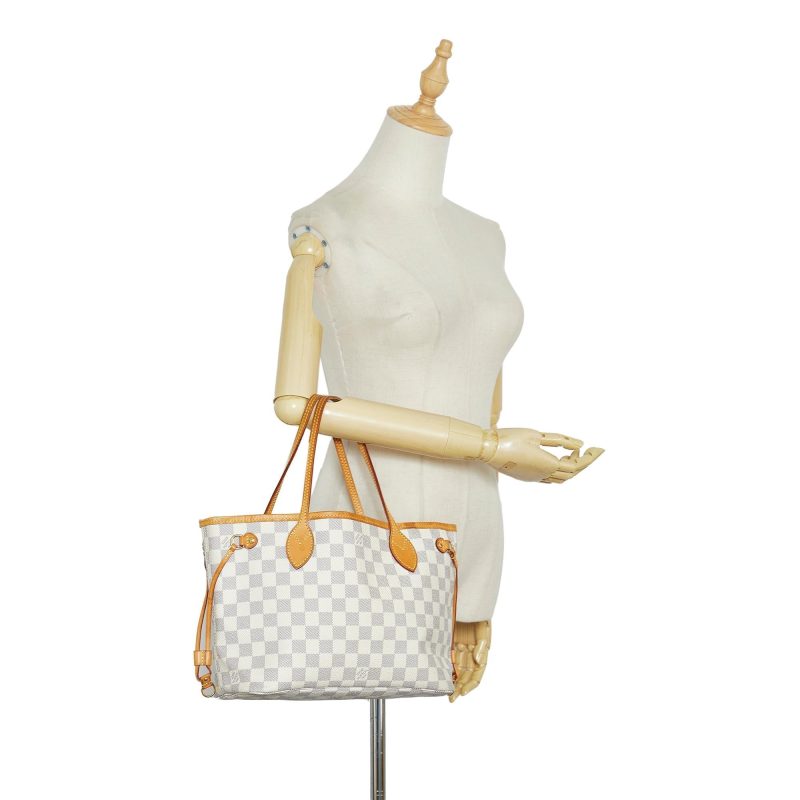 Louis Vuitton Damier Azur Neverfull PM (SHG-qMgFa9) - Image 5