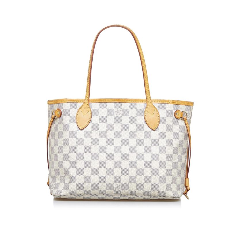 Louis Vuitton Damier Azur Neverfull PM (SHG-yKFV7A) - Image 3