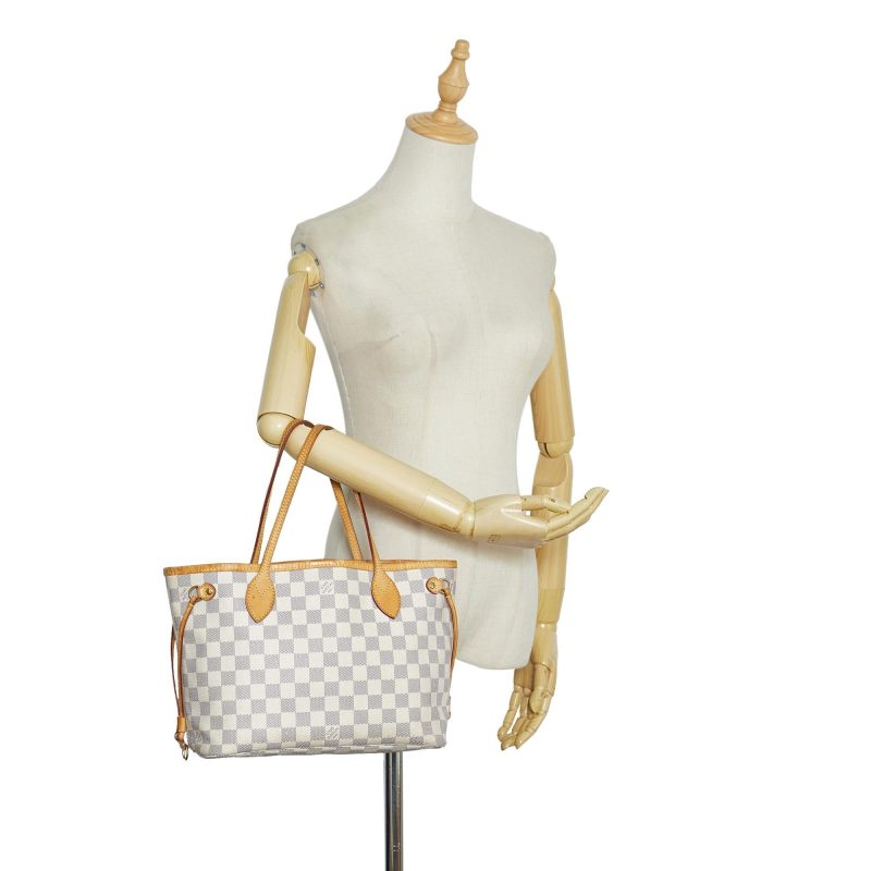 Louis Vuitton Damier Azur Neverfull PM (SHG-yKFV7A) - Image 5