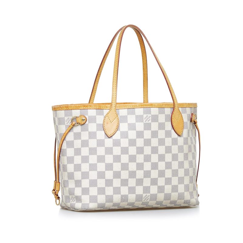 Louis Vuitton Damier Azur Neverfull PM (SHG-yKFV7A) - Image 2