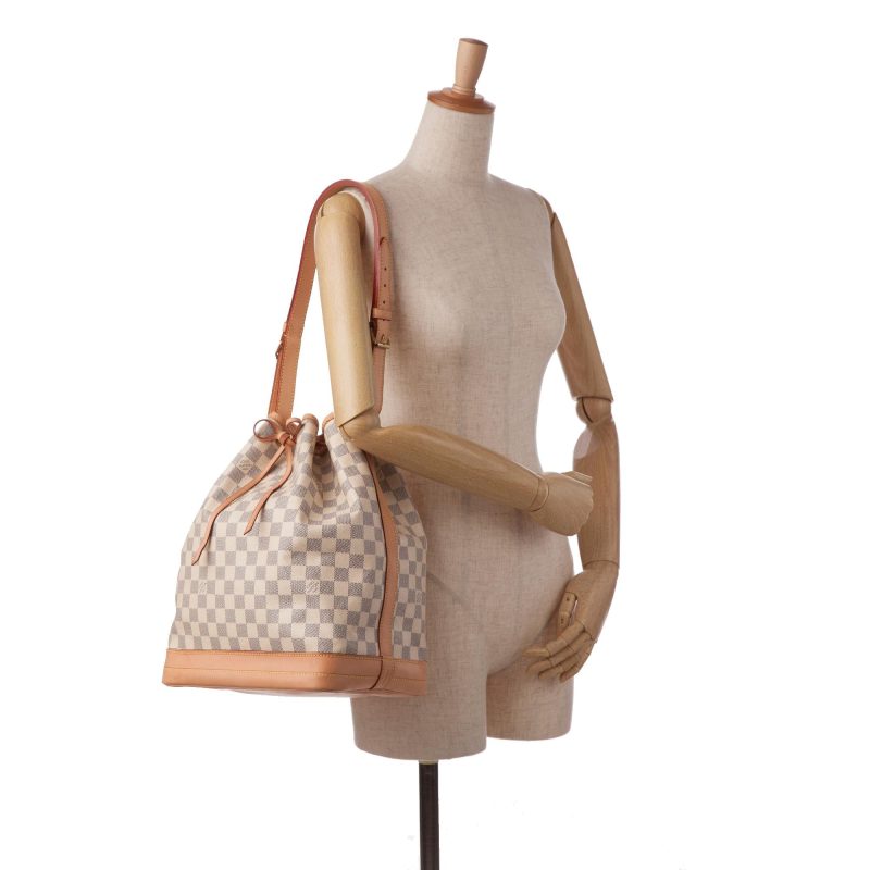 LOUIS VUITTON Damier Azur Noe BB Shoulder Bag - Image 5