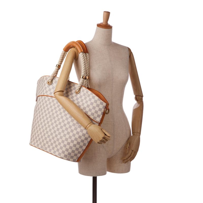 Louis Vuitton Damier Azur Pampelonne PM (SHG-VFJwEJ) - Image 4