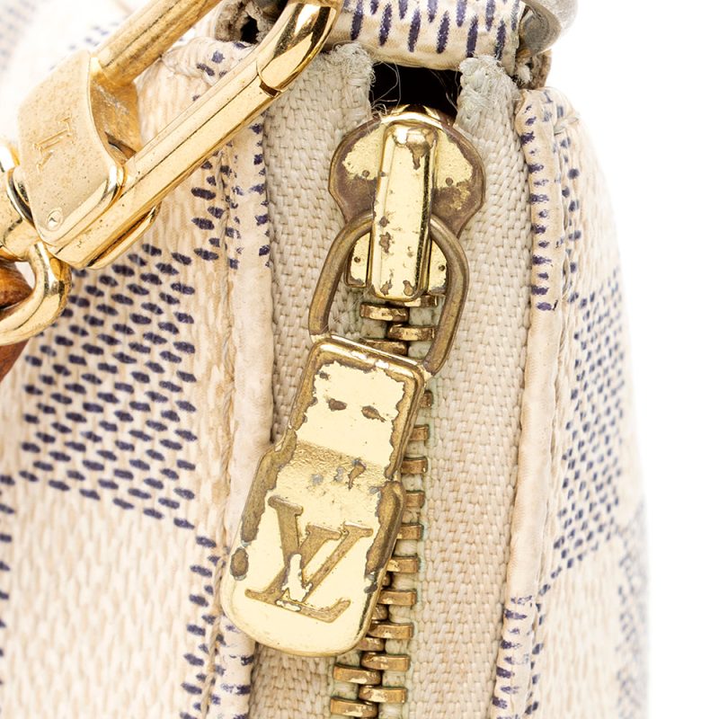 Louis Vuitton Damier Azur Pochette Accessoires Handbag N51986 - Image 9