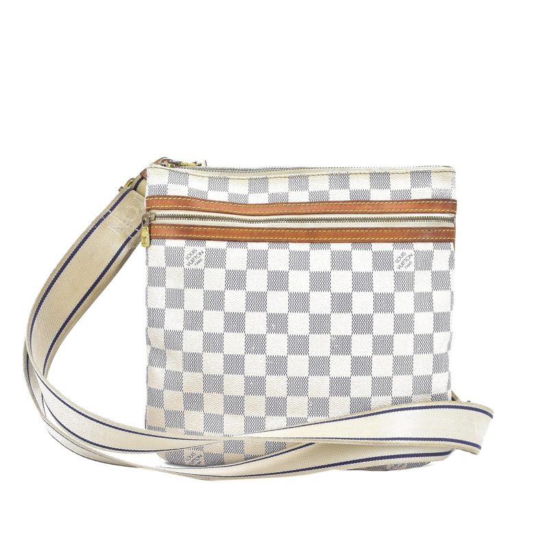 Louis Vuitton Damier Azur Pochette Bosphore (SHG-33370)