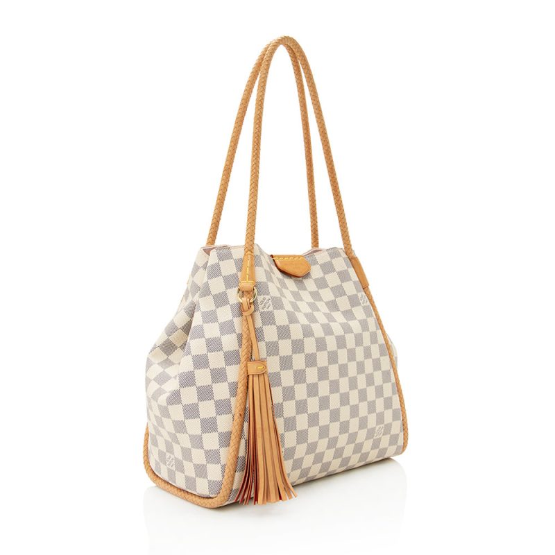 Louis Vuitton Damier Azur Propriano Tote (SHF-Vv8MQq) - Image 2