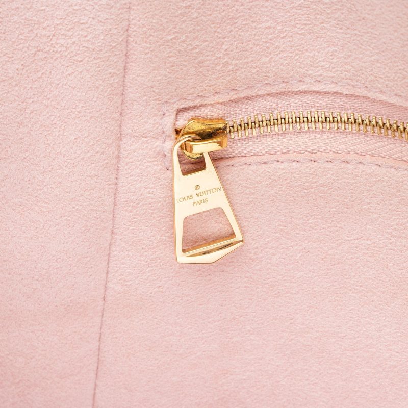 Louis Vuitton Damier Azur PVC Clutch Wristlet Beige 6.3x4.7 Inches with Chain Strap - Image 10