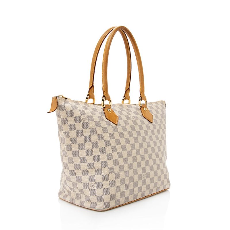 Louis Vuitton Damier Azur Saleya MM Tote (SHF-23032) - Image 2