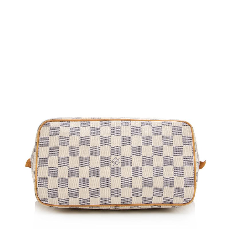Louis Vuitton Damier Azur Sanctuary Initial 40MM Belt 80/32 M9609 White PVC Leather Mens LOUIS VUITTON - Image 4