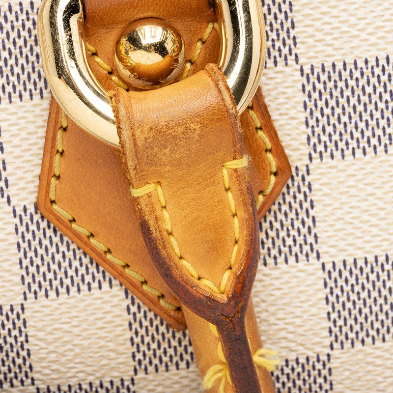 Louis Vuitton Damier Azur Sanctuary Initial 40MM Belt 80/32 M9609 White PVC Leather Mens LOUIS VUITTON - Image 17