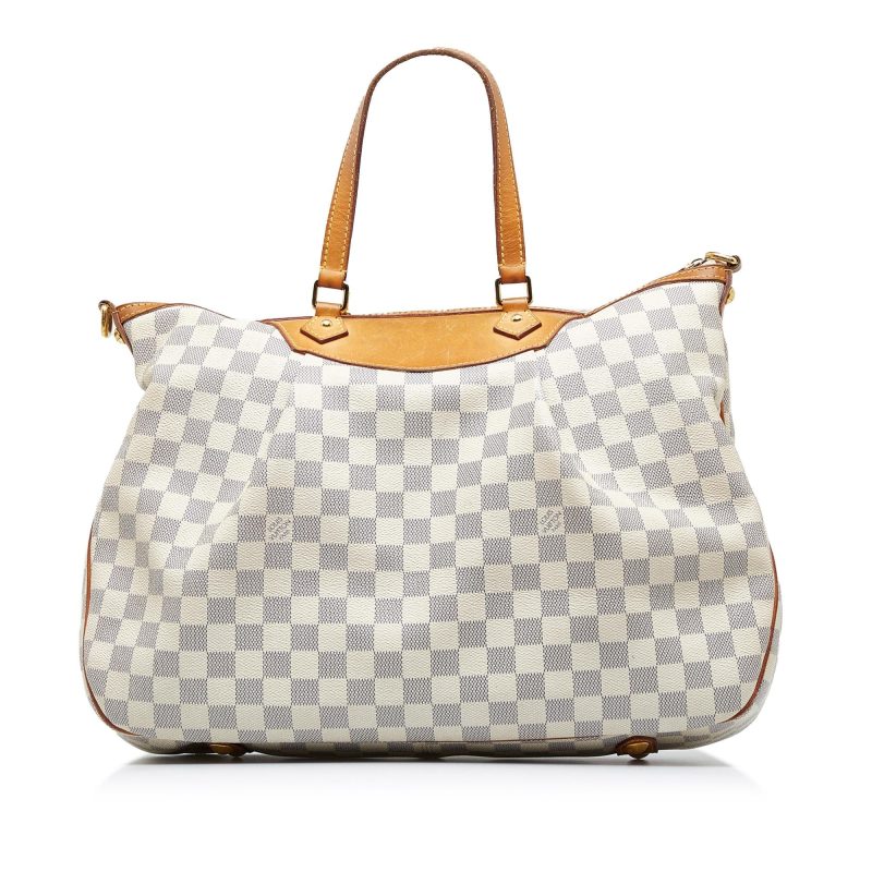 Louis Vuitton Damier Azur Siracusa GM (SHG-YCzIjn) - Image 2