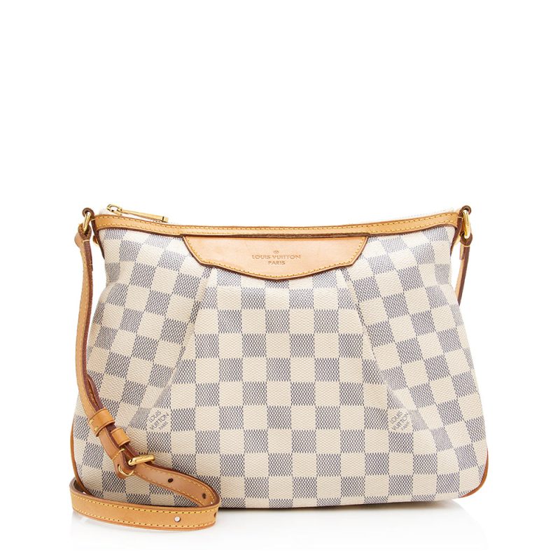 Louis Vuitton Damier Azur Siracusa PM Shoulder Bag M41113