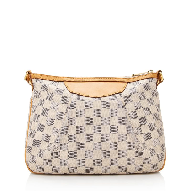Louis Vuitton Damier Azur Siracusa PM Shoulder Bag (SHF-22193) - Image 2